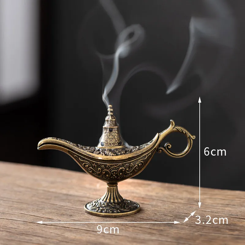 

Металлическая курильница-лампа Аладдин
