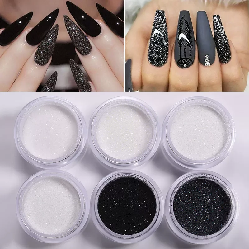 

NEW Box Nail Sugar Powder Glitter Iridescent Nail Pigment Dust Hair Wool Nail Art Decoration Nail Art Accessories