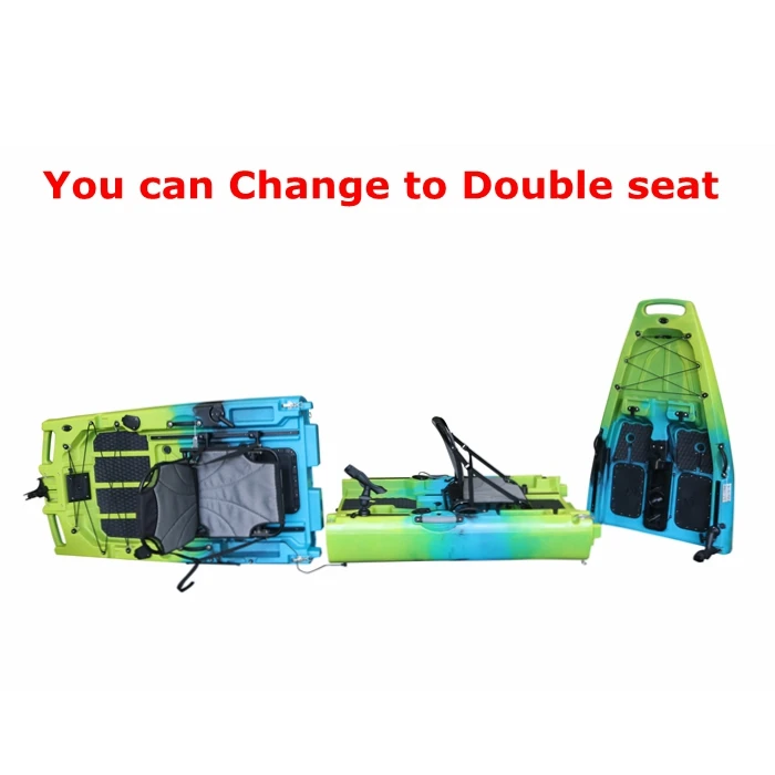 НОВЫЙ модульный каяк 2025 года 9 5 футов рыболовный с педальным плавником супер