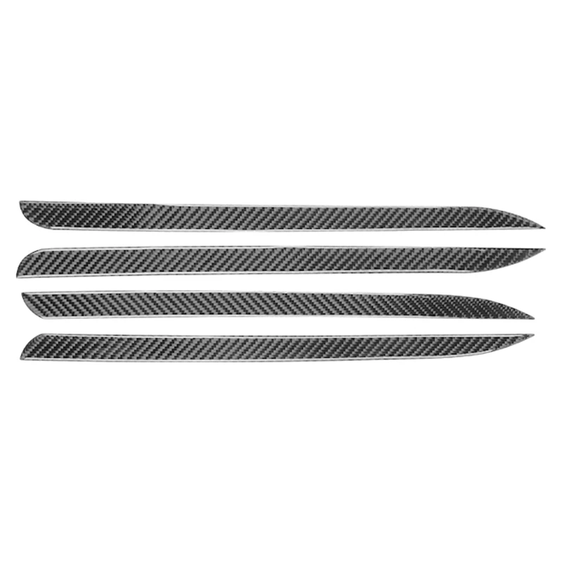 

Carbon Fiber Car Inner Door Panel Trim Cover Decal Sticker Car Interior Accessories For Toyota Highlander 2015-2018