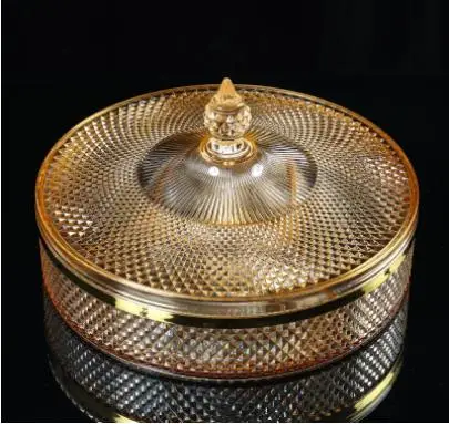 Европейский цветной ящик для хранения конфет с крышкой блюдо фруктовых закусок