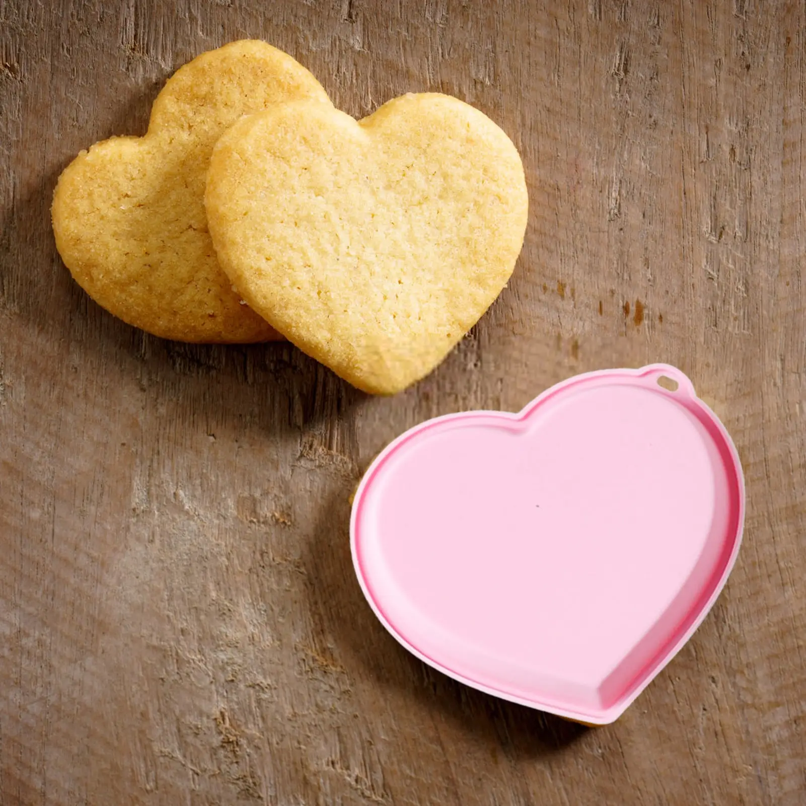 

6 Inch Cake Mold Heart Shape Mold Silicone DIY Non Stick Baking Mold Cake Pan For Home Chocolate Cookie Muffin Baking Mold