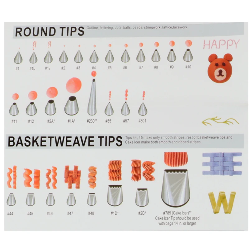 1 шт. насадки для украшения торта |