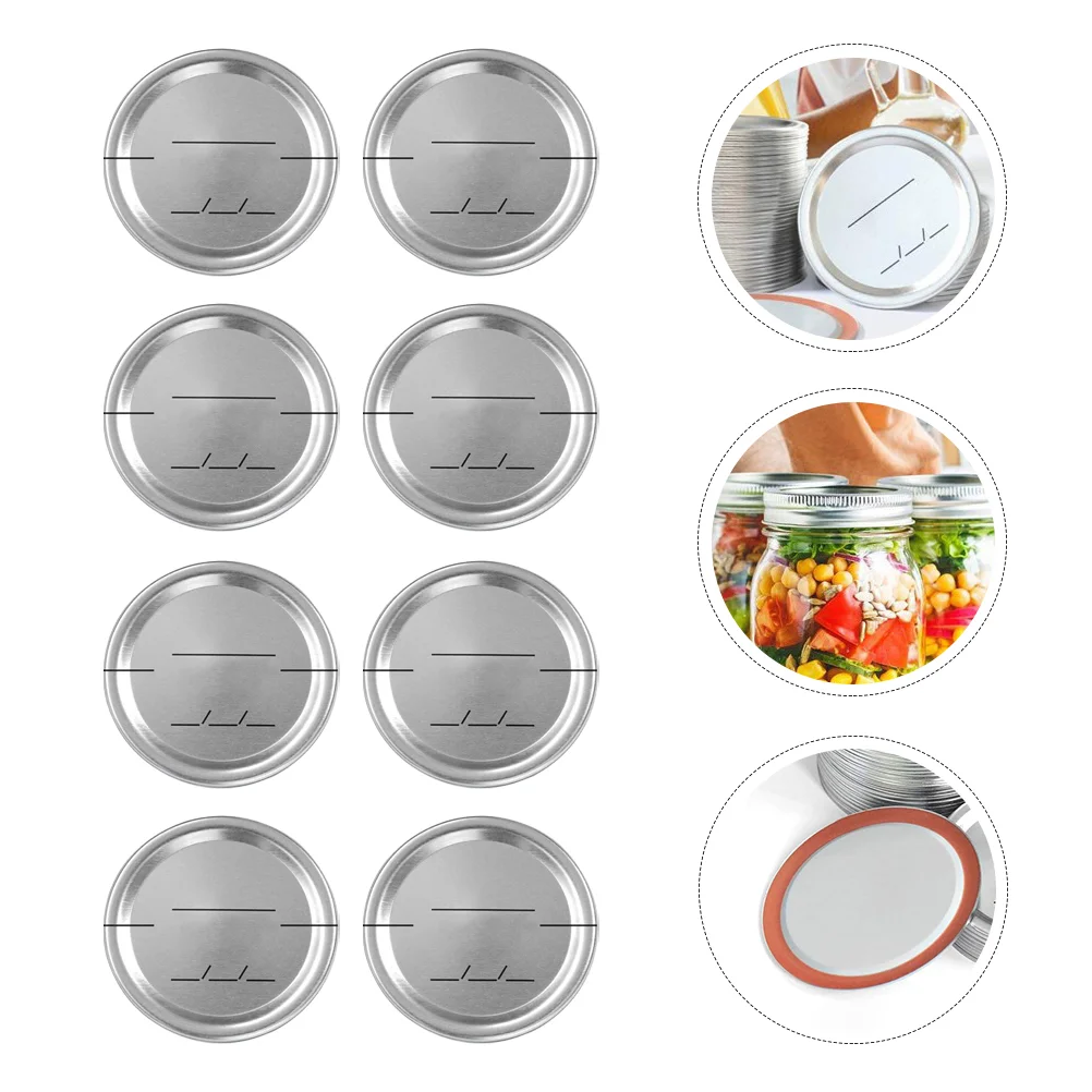 

Jar Lids Mason Canning Lid Mouth Jars Replacement Storage Airtight Cover Wide Glass Metal Tinplate Regular Capsjam Fermenting