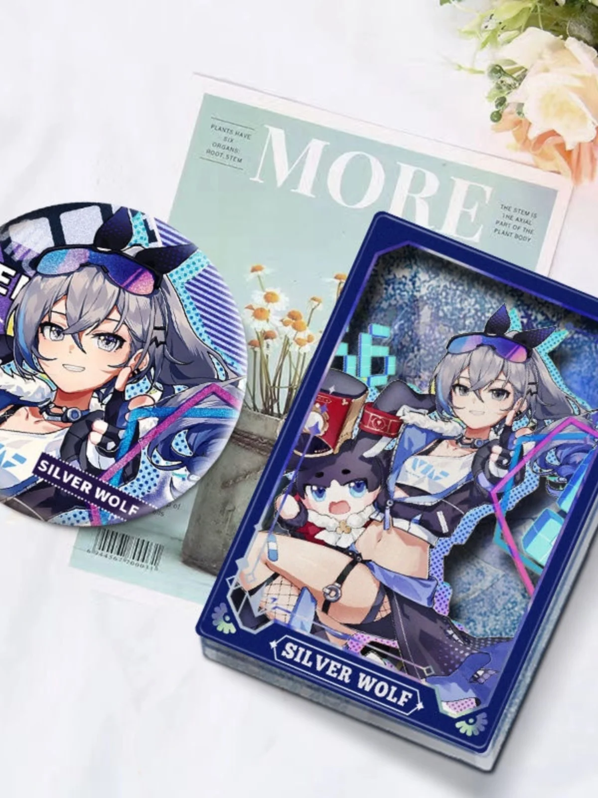 

Аниме игра Honkai: звезда рельс Серебряный волк Милая Q версия искусственная брошь булавки с зыбучим песком маджонг Поклонники подарок декор