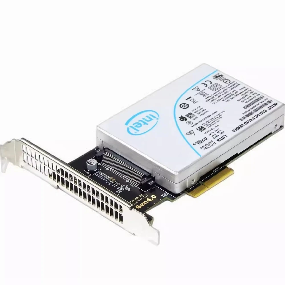 Фото Карта-адаптер PCIe 4.0 X4 для U.2, GEN4, для твердотельных накопителей U.2 SFF-8639, карта расширения SSD SFF8693, райзер-карта №4