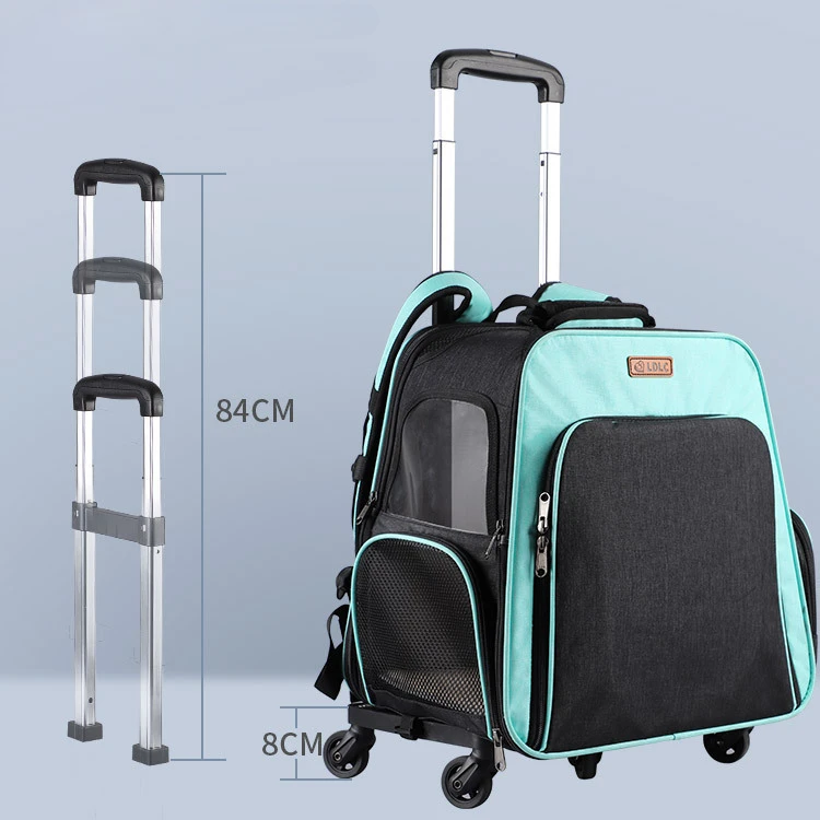 

Large Transparent Pet Transport Bag, Pet Trolley Case, Portable Cat Cage, Outdoor Backpack, Transfer Pets Accessories