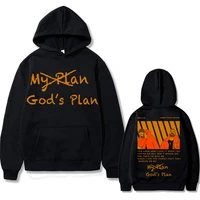 gods plan music album print hoodie brand hip hop rapper drake boys sweatshirts top men women vintage harajuku oversized hoodies