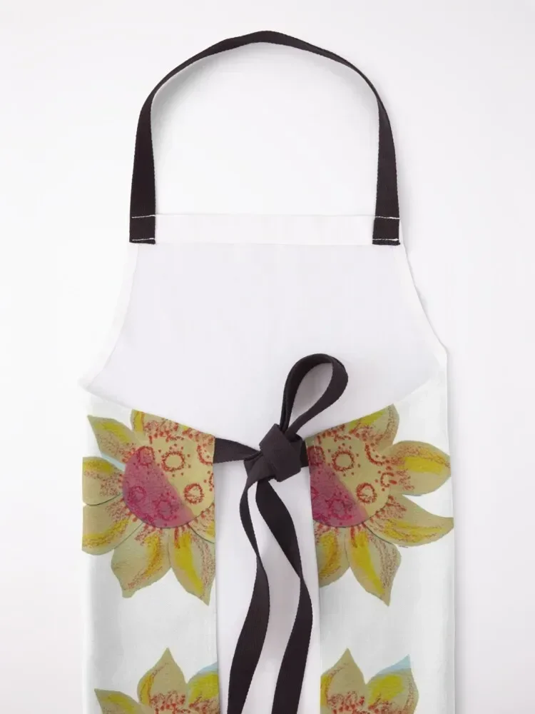 Подсолнух коллаж от Нэнси Салюс Фартук плотник Для женщин Кухня на стену