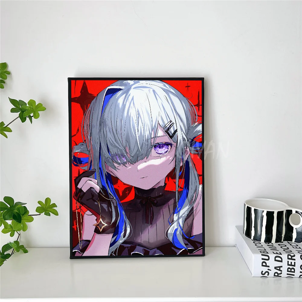 Amane Kanata Hololive Vtube игра аниме постер с бумажным принтом для дома гостиной спальни