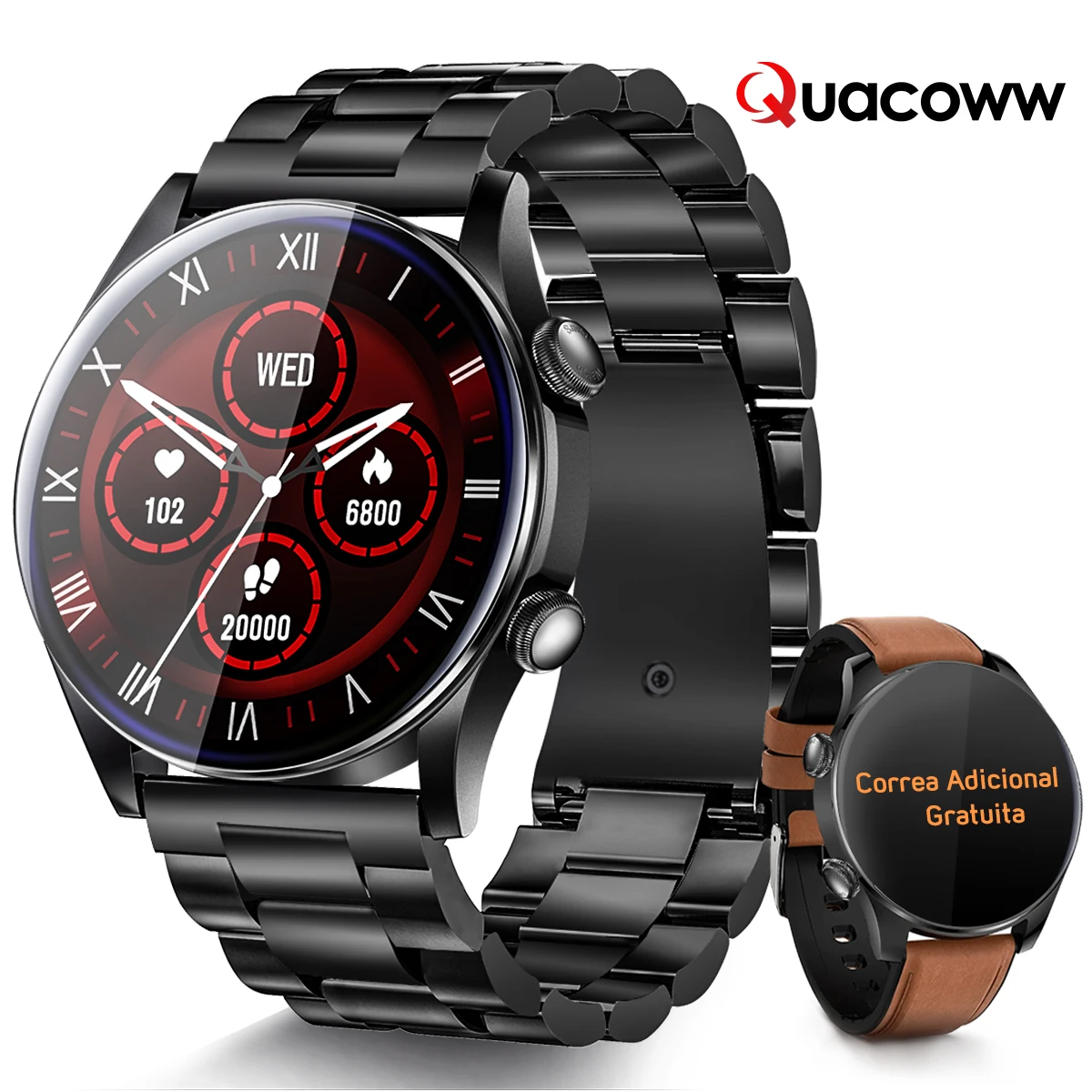 

QUACOWW 2022 Smart Watch For Men Waterproof Smart Watch 360*360 HD Full Screen