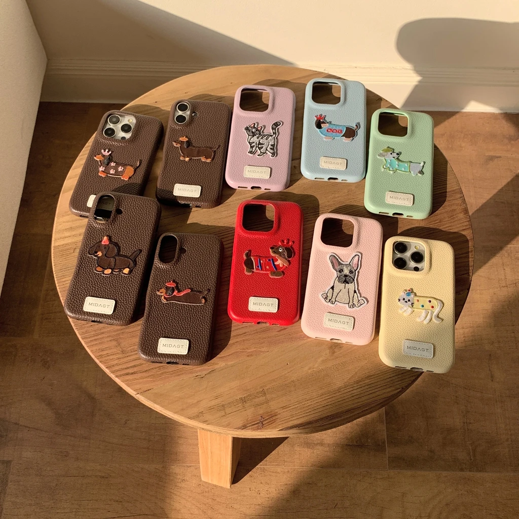 Кожаный чехол для iPhone 16 15 14 13 12 11 Pro Max