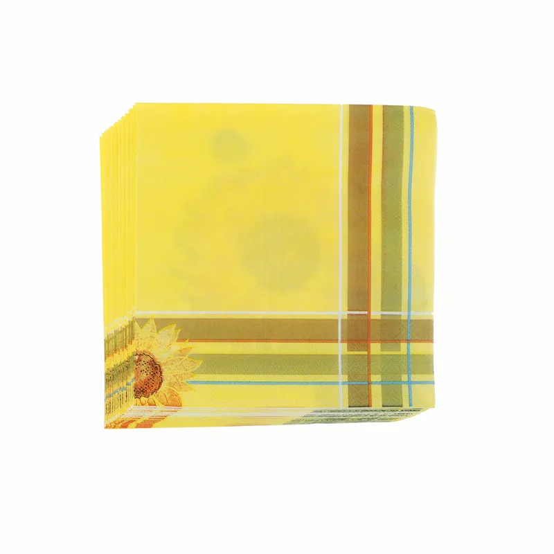 20 шт. декоративная салфетка для детского стола с бабочками украшения одноразовое