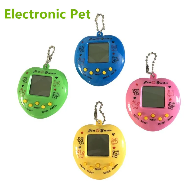 New Electronic Pet Develop Game Console Virtual Pet Mini Game Console English Version 1Pcs Random Color