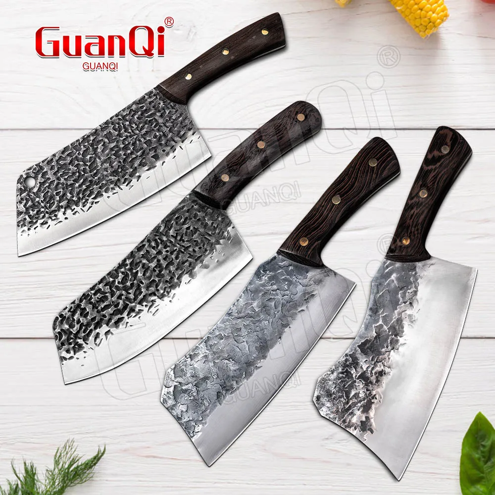 

Handmade Forged Kitchen Knifes Stainless Steel Meat Chopping Cleaver Vegetable Knife Cooking Knives High Carbon Slicing Knife