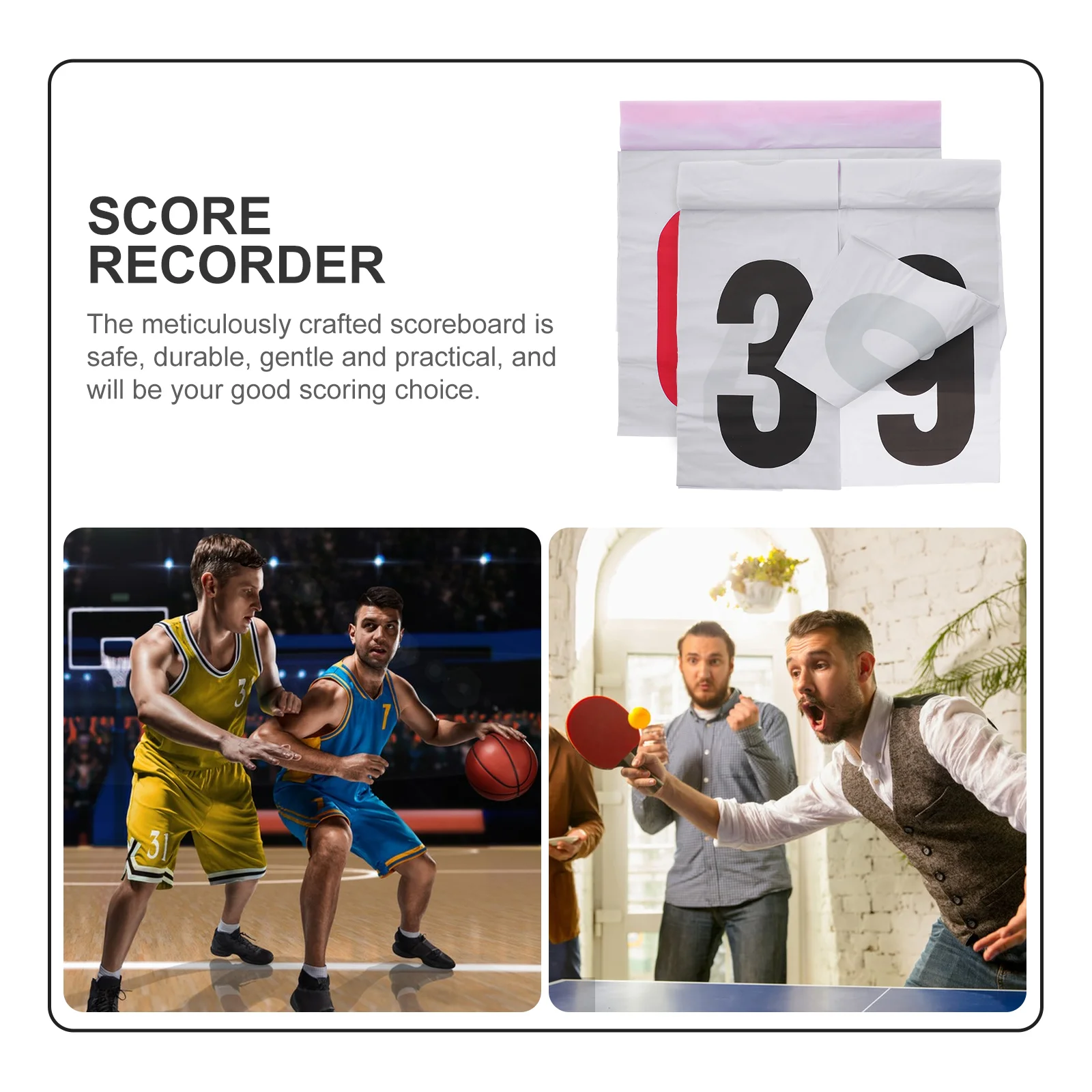 Игровое табло безопасное из ПВХ портативное флиппер полезное для занятий