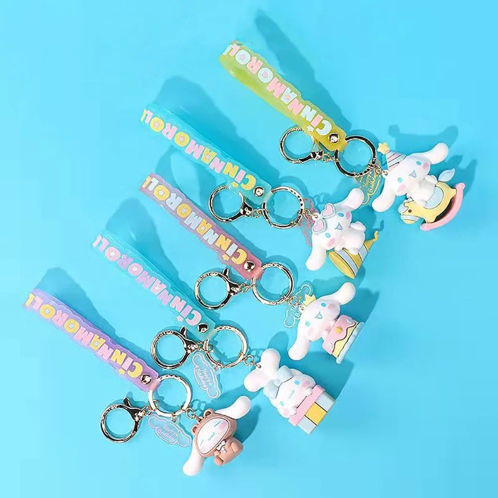 

Милые брелоки в виде аниме с фигурками корикоричной, Мультяшные игрушки, милые куклы с подвесками, Мультяшные брелоки для автомобиля, детские подарки, оптовая продажа