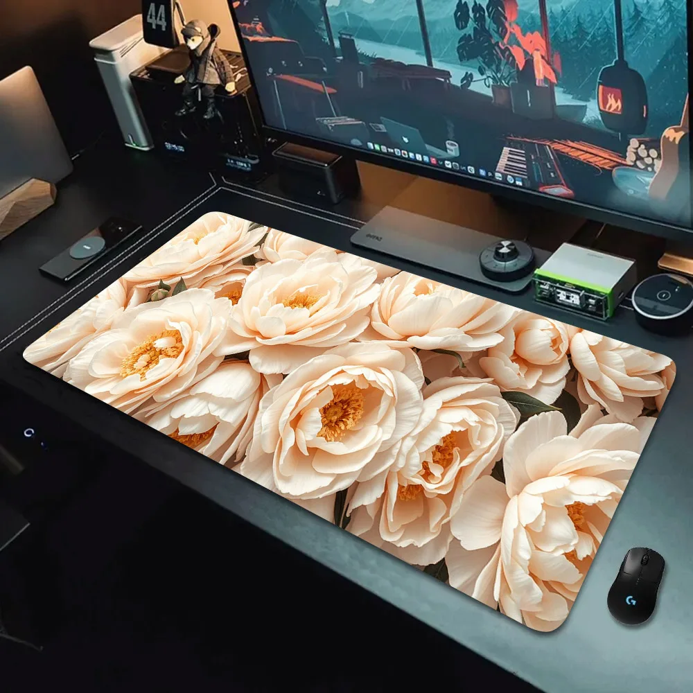 Красочные цветущие цветы дизайн геймерские коврики для мыши аксессуары