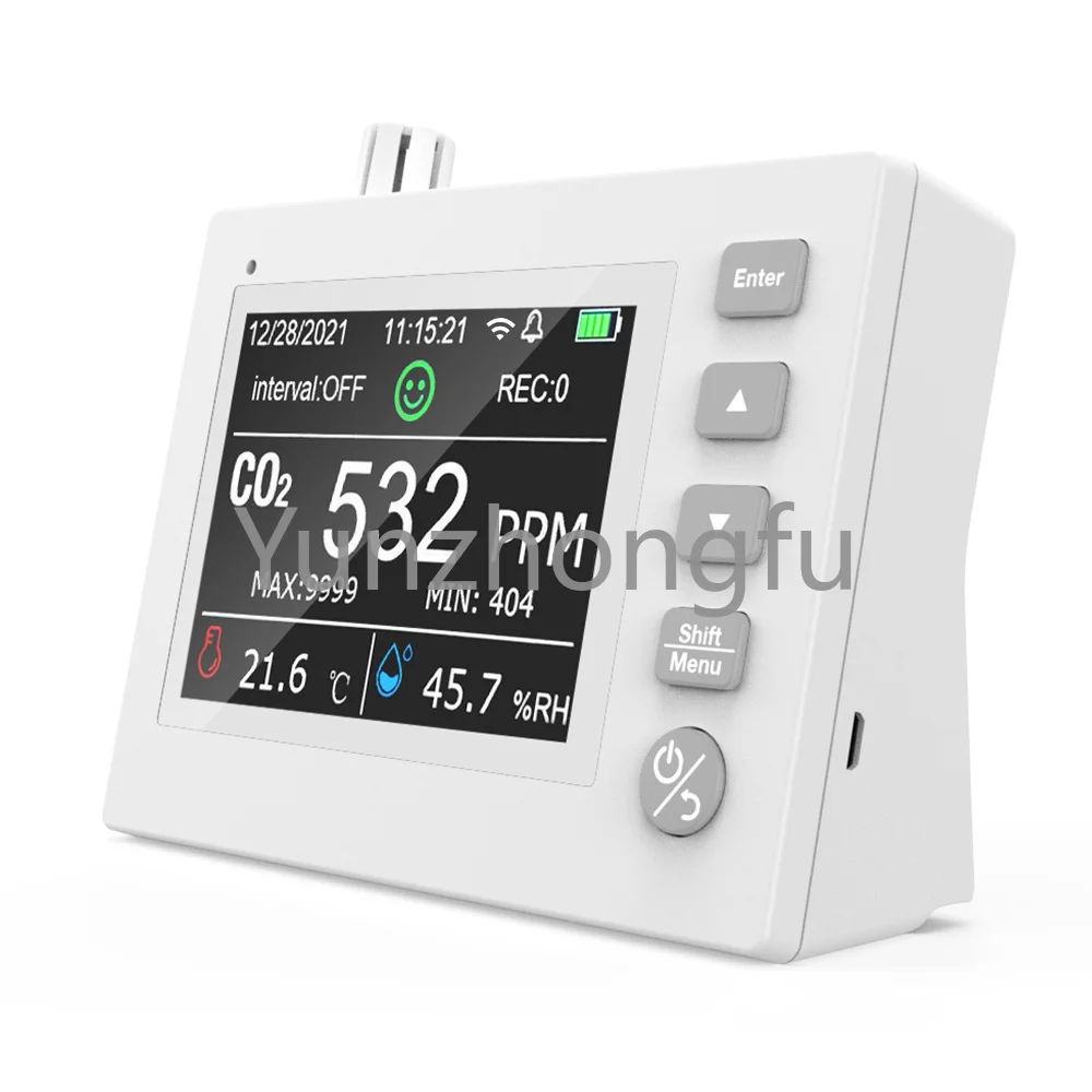 

LCD 4.0 Carbon Dioxide Gas Detector Gas Analyzers Co2 Meter Air Quality Detector Co2 Monitor TUYA and WIFI Sensor 8 Co2 Meter