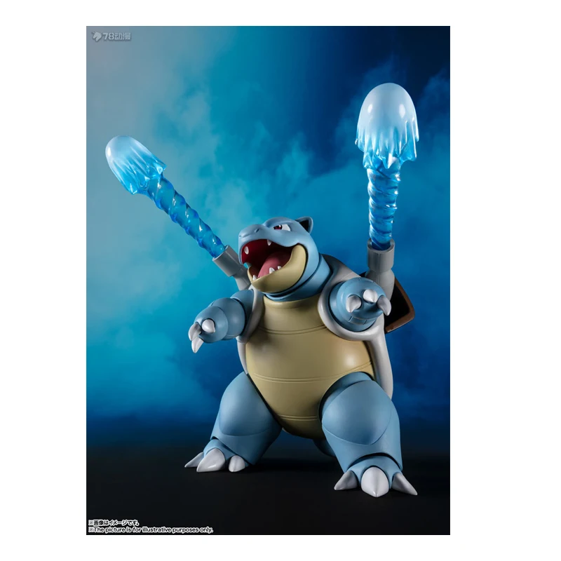 Bandai Original SHF POKÉMON BLASTOISE-ARTS REMIX- аниме фигурка в сборе модель игрушки Коллекционная