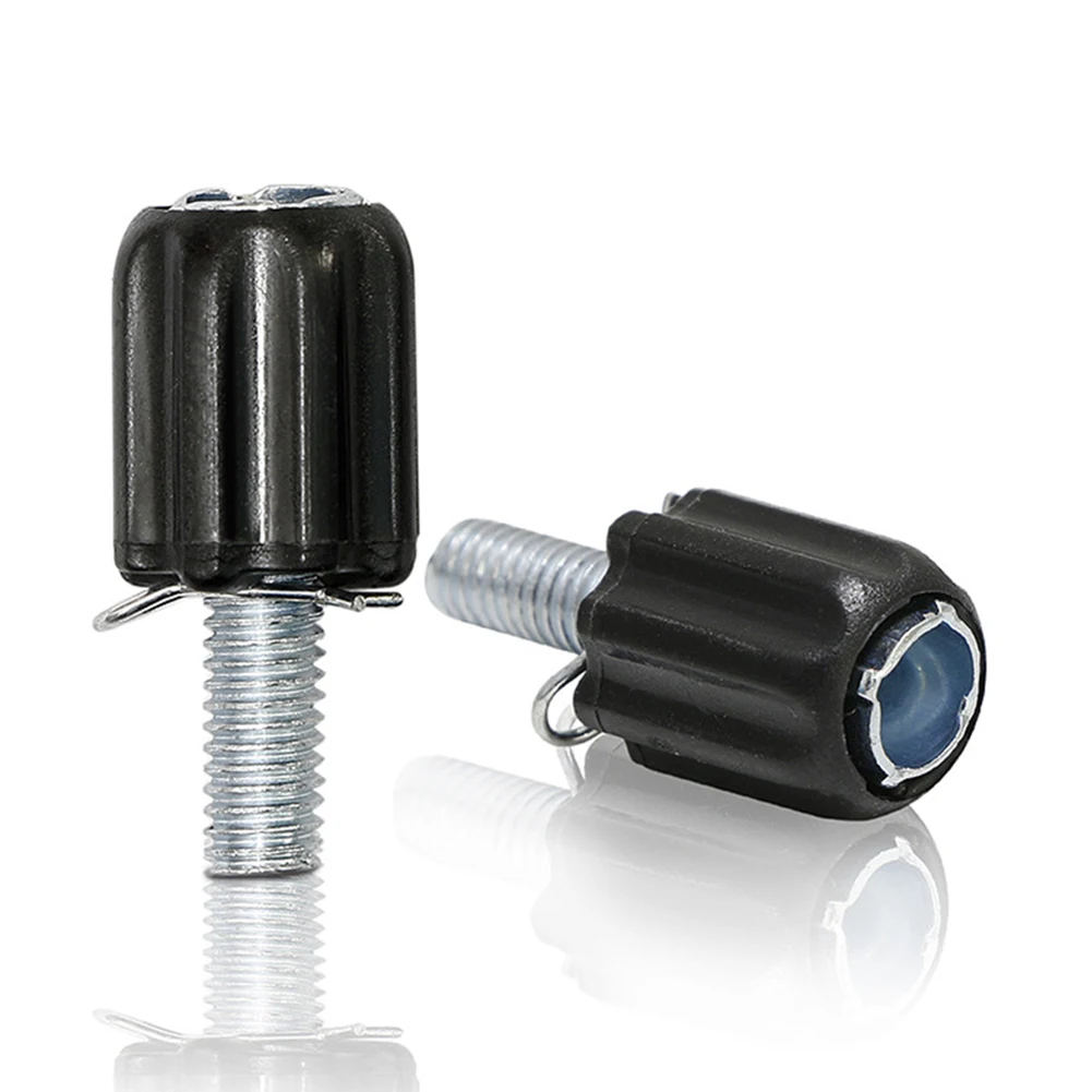 

2pcs Bicycle Gear Cable Barrel Adjuster M5 Threaded Downtube Derailleur Bolt Steel+ABS MTB Road Mountain Bike Accessories