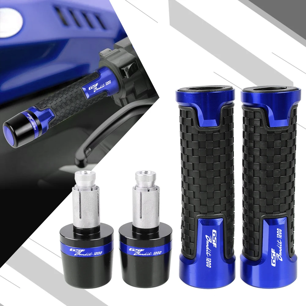 

GSF1200BANDIT For Suzuki GSF 1200 BANDIT 1996 1997 1998 1999 2000 2001-2006 Motorcycle 7/8" CNC Handlebar Hand Grips Rubber Grip