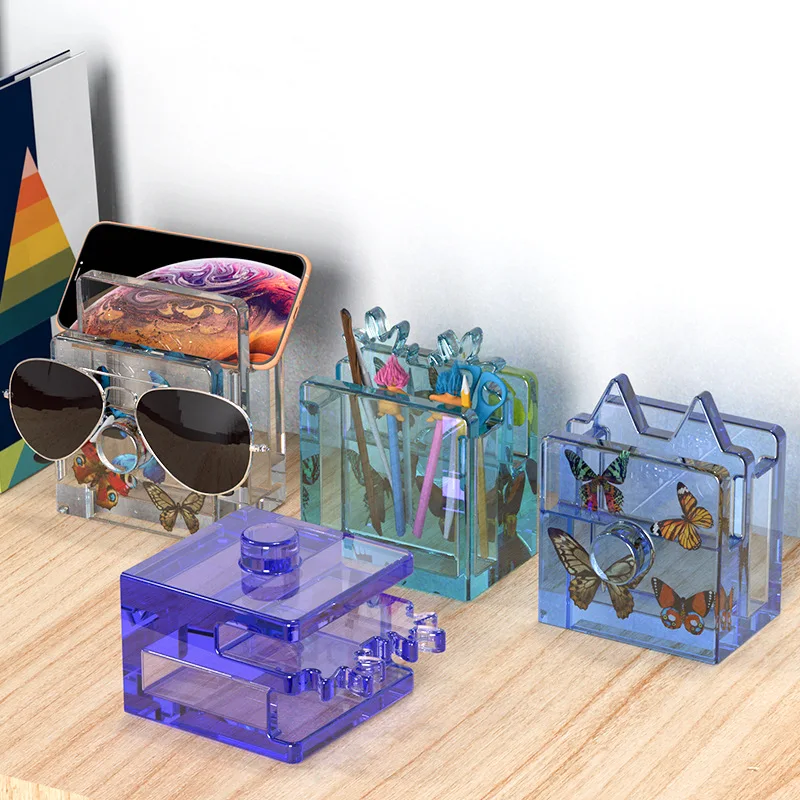 

Antler Cat Head Holder Storage Silicone Mould DIY Crystal Epoxy Resin Mold