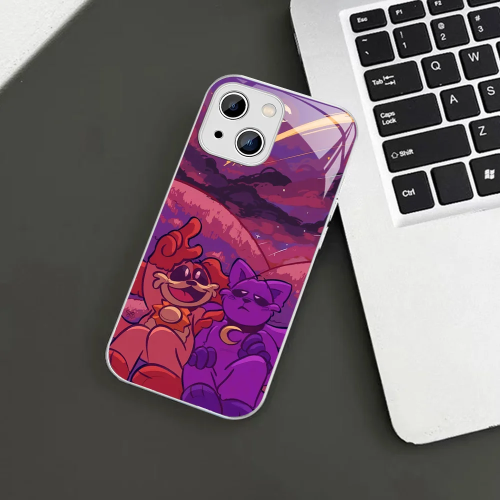 Чехол для телефона S-Smiling C-CATNAP DOGDAY iPhone 14 13 12 Mini 11 Pro XS Max X XR Plus чехол из закаленного