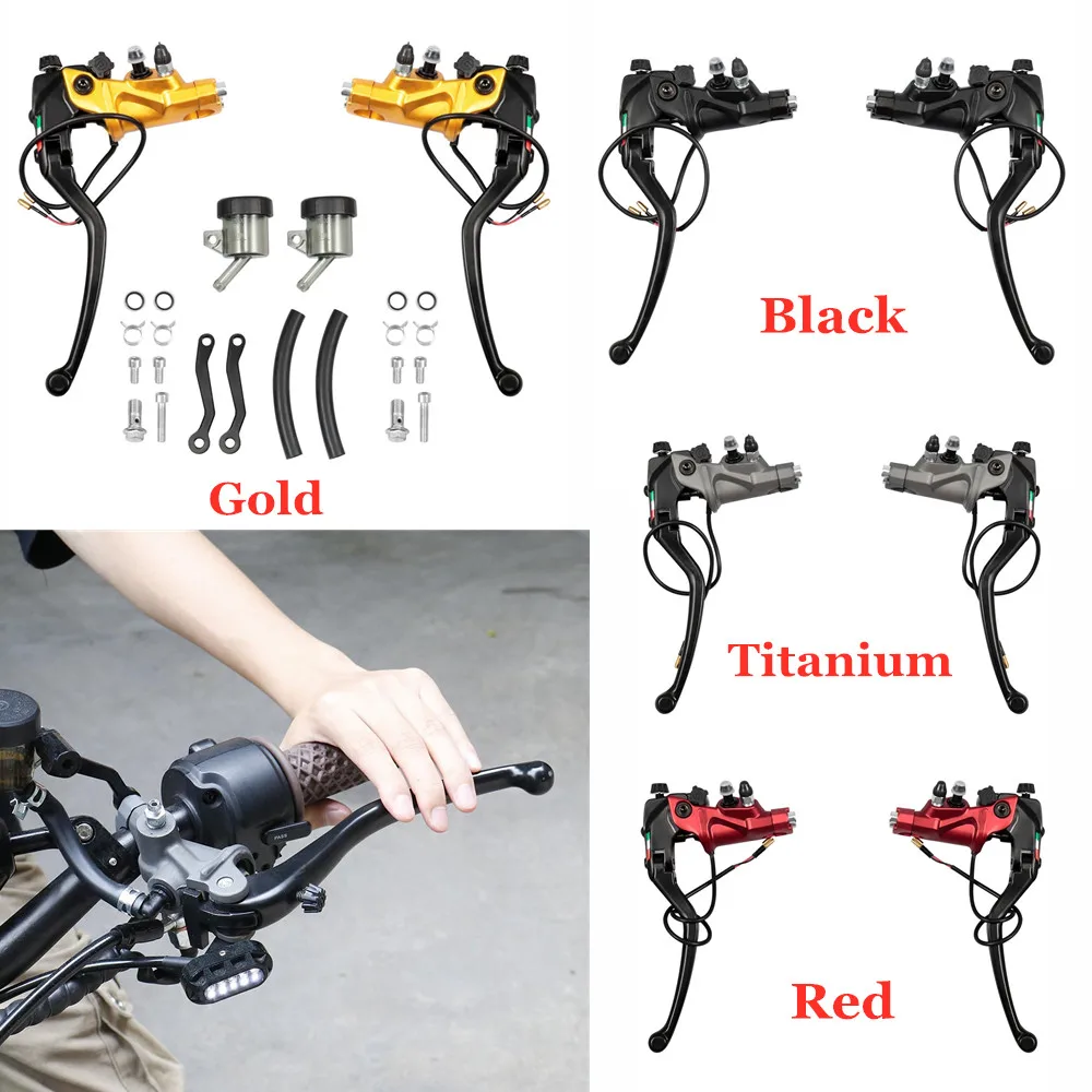 

Motorcycle Brake Pump Front Master Cylinder Hydraulic Brake Lever Left Right For Dirt Pit Bike ATV Motorbike Scooter 22mm Grips
