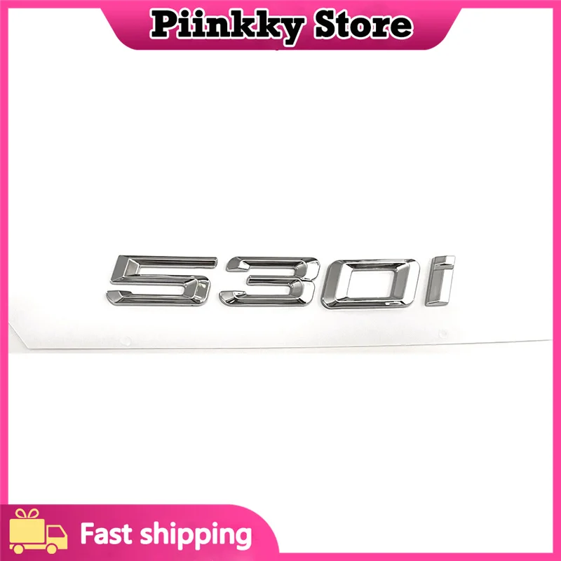 3d хромированные буквы на багажник автомобиля 528i 535i 540i Роскошный значок линии Xdrive