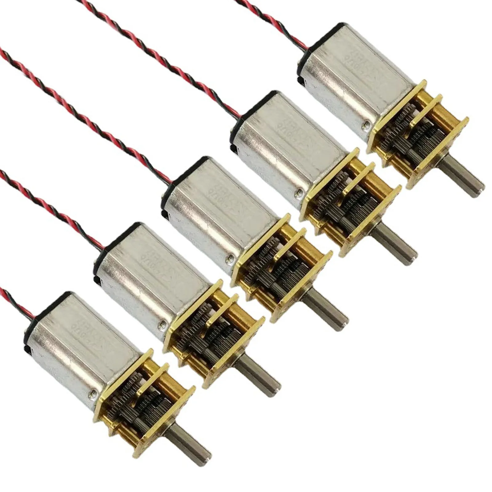 

Gear Motor DC 3V-9V Slow Speed Full Metal Gearbox DIY Robot 5Pcs Mini N20