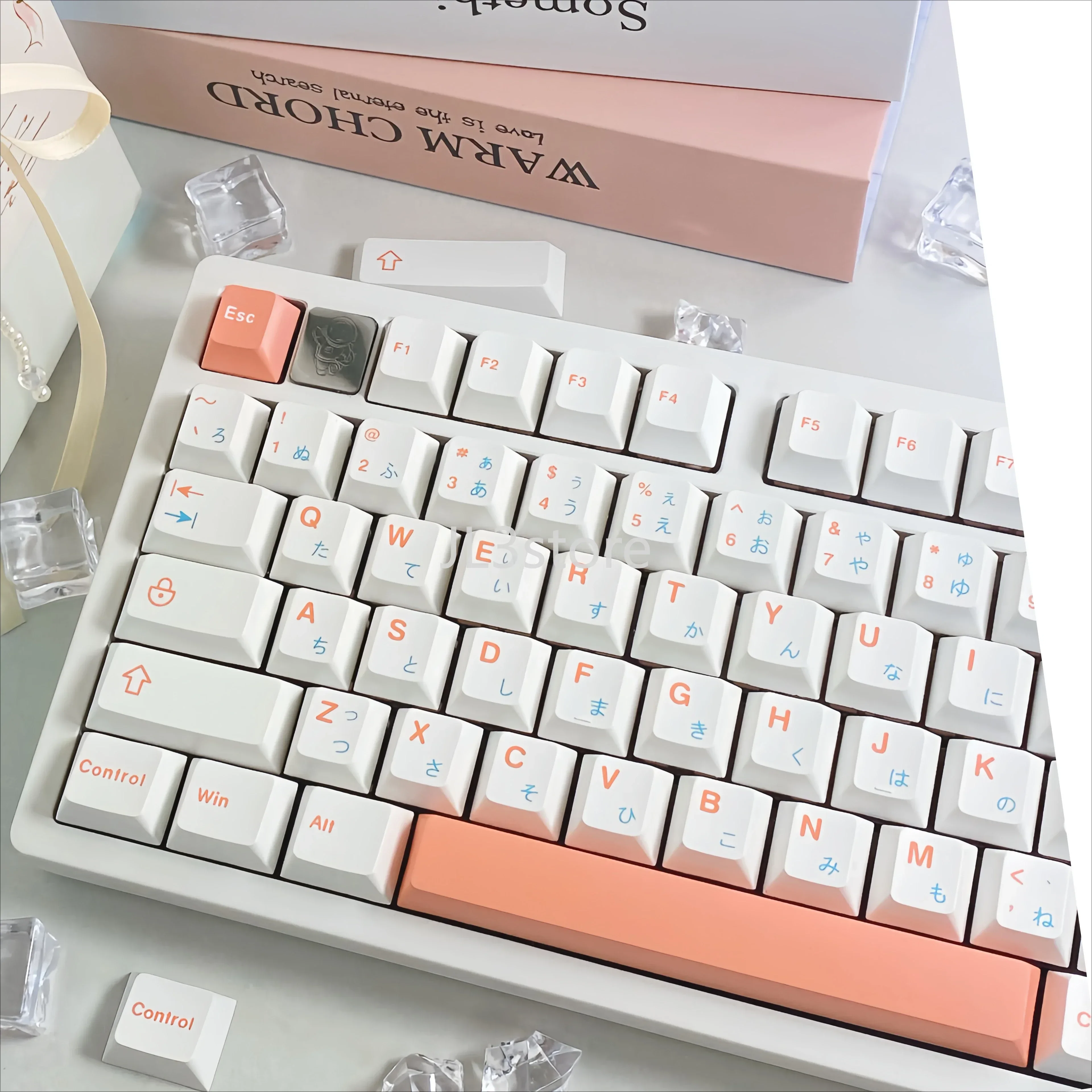Ice Berry Pink Sky Blue Свежие механические колпачки для клавиш PBT Оригинальные 68/84/75/96/98/100