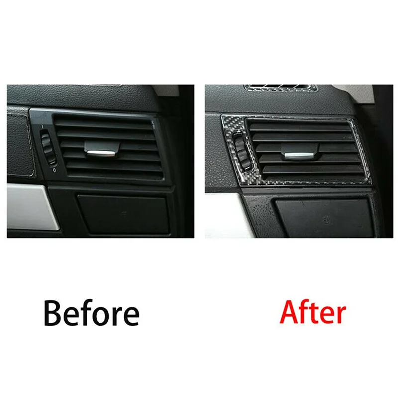 Для BMW- X3 E83 2006-2010 углеродное волокно левый правый воздуховод вентиляционная