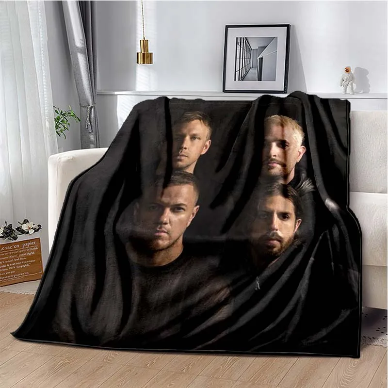 Мягкое фланелевое одеяло рок-группы представляем драконы подарок для детей и