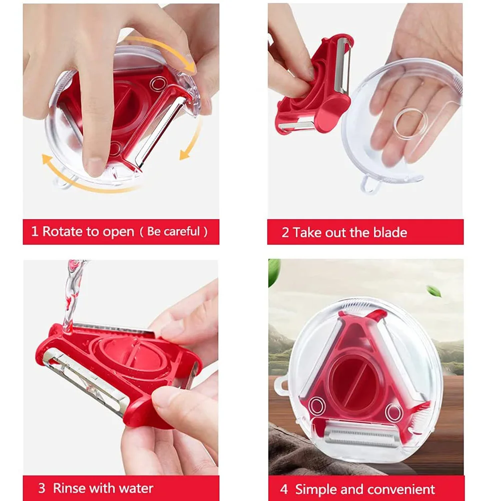 Набор для чистки волшебного трио слайсер из нержавеющей стали измельчитель