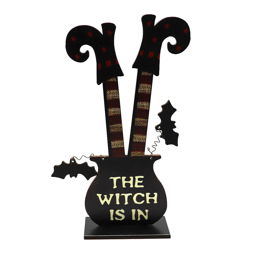 

Handstand Witch Ornament Festival Decorative Halloween Prop Scene Creative Doorplate Adornment Unique Decoration Desktop