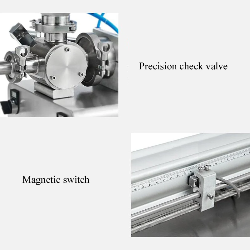 Пневматическая машина для наполнения меда арахисового масла томатной пасты