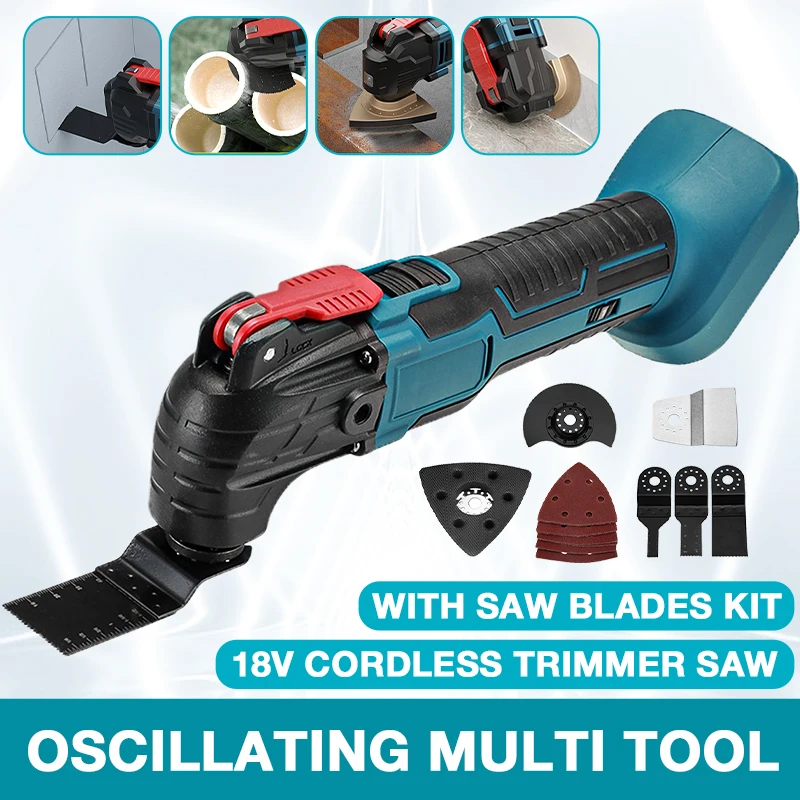 

Multi-function Tool Rechargeable Oscillating Tool Electric Trimmer Saw Renovation Power Tool Machine For Makita 18V Battery
