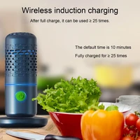 4400mah vegetable purifier ipx7 waterproof rotatable silent mini purifier usb rechargeable vegetable fruit cleaning machine
