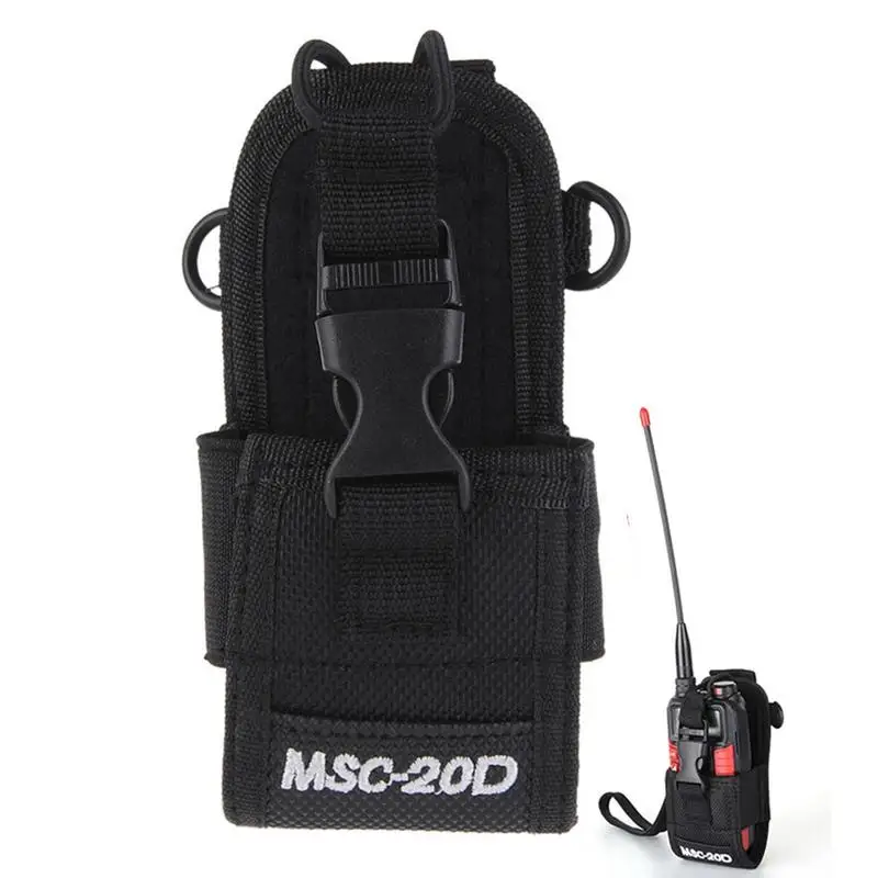 

MSC-20D Walkie Talkie Bag Case Holder Nylon Multi-Function Pouch Bag Holster Carry Case For BaoFeng ForMototrola Walkie Talkie