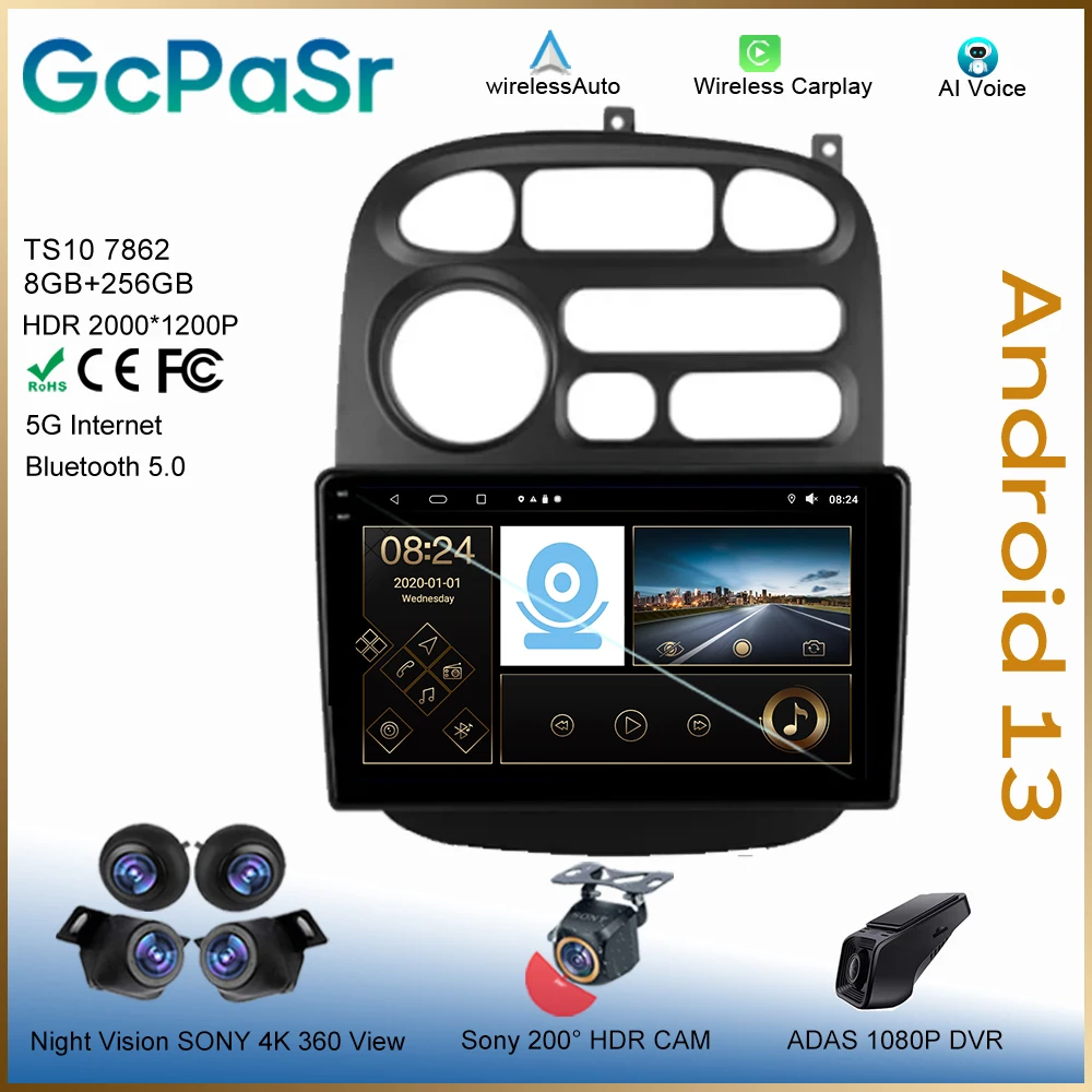 Автомобильный плеер Android для JAC Refine M1 2012 - 2015 для Hyundai H1 A1 1997 - 2007 Радио Навигация мультимедийный сенсорный видео