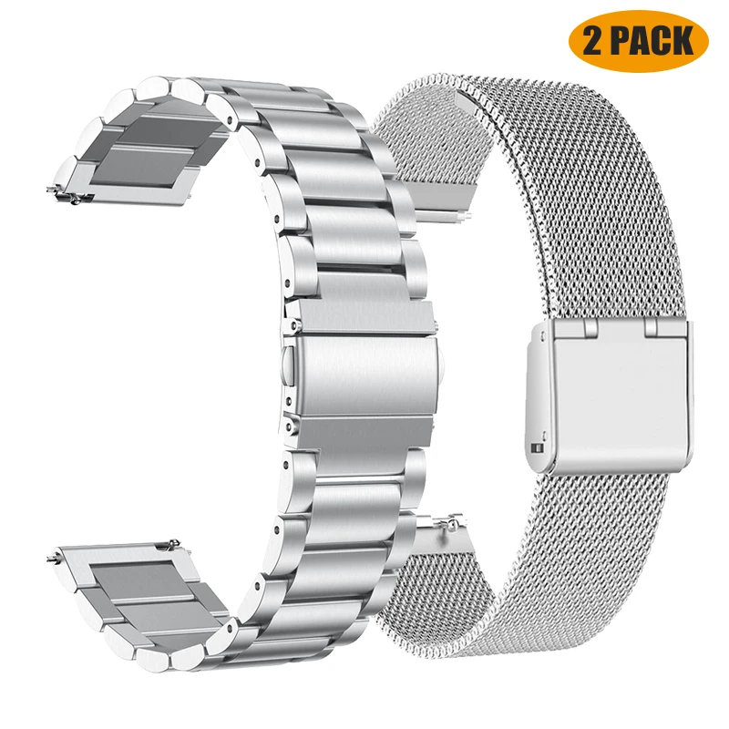 

Stainless Steel Watchband For Ticwatch Pro 3/3 GPS LTE Smart Watch Strap Metal Bracelet For Ticwatch Pro 2021 S2 E2 Wrist Band
