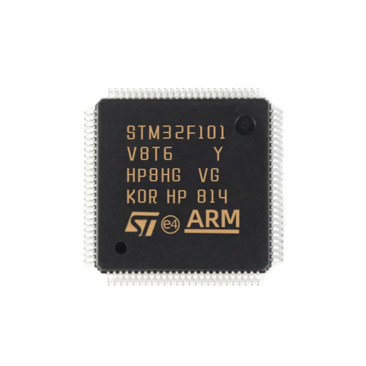 1-100 шт. 100% Новый оригинальный STM32F101V8T6 STM 32F101V8T6 STM32 F101V8T6 STM32F 101V8T6 STM32F101 V8T6 ST ARM E4 QFP-100 -