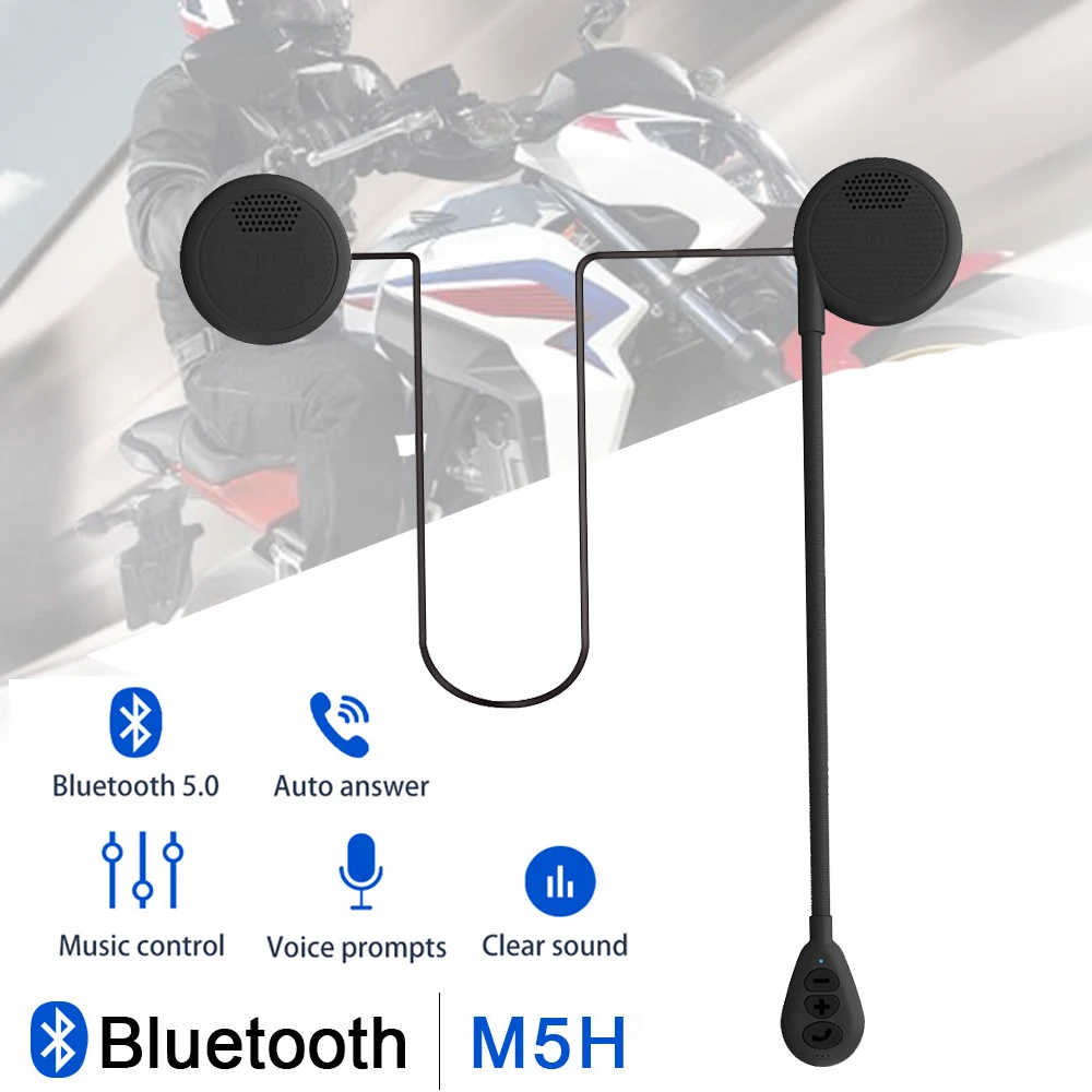 

Bluetooth-гарнитура для шлема с поддержкой Bluetooth 5,0