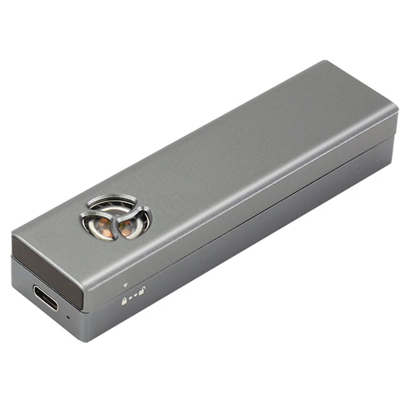 

M.2 Mobile Hard Disk Enclosure SATA NVME USB 3.1 Hard Disk Enclosure Dual Protocol 10Gbps Notebook SSD Enclosure