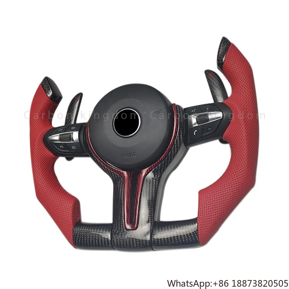 Руль из алькантары и углеродного волокна Carbon Kingdom для BMW I8 I3