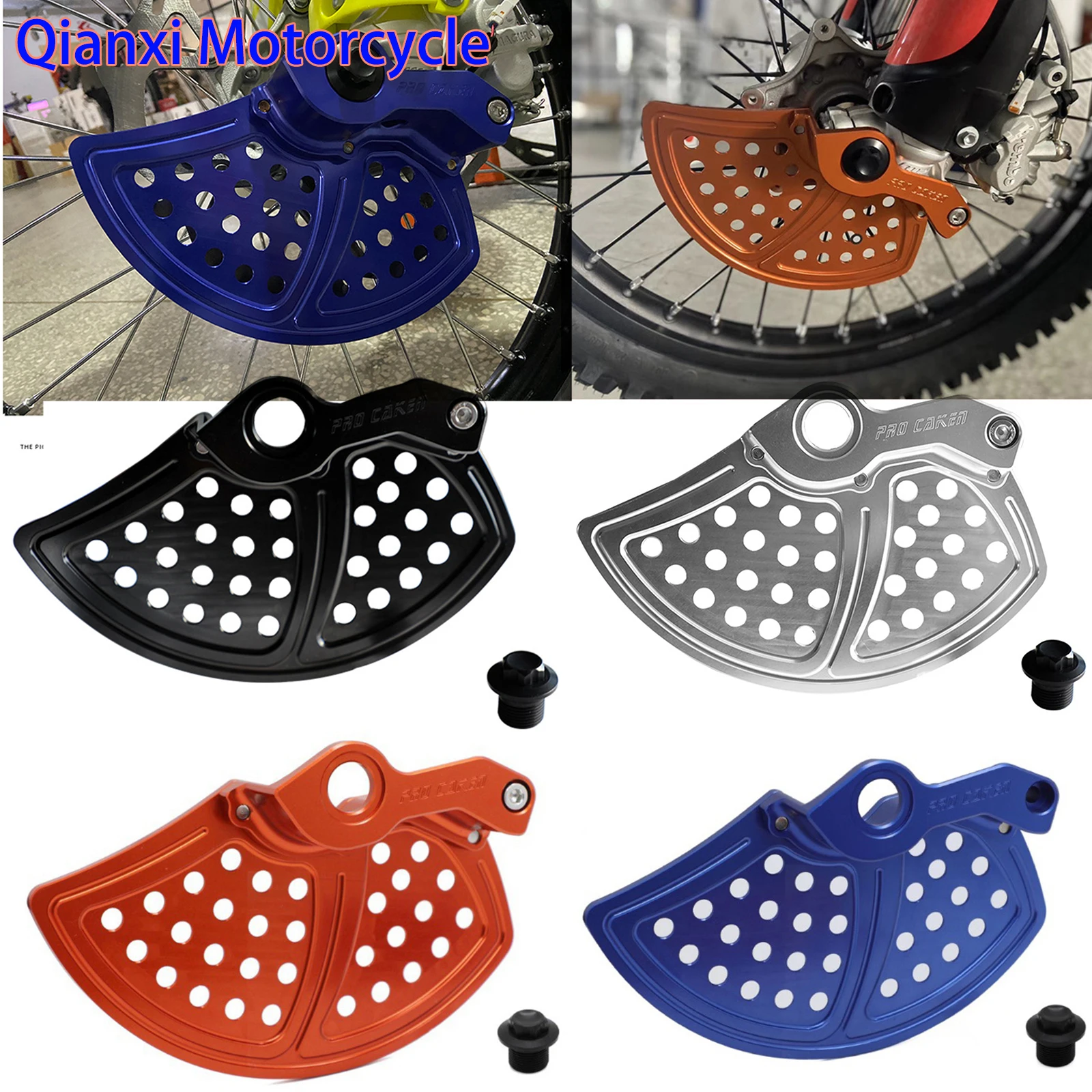 

Motorcycle Front Brake Disc Guard Protector Cover For KTM Husqvarna 125 200 250 300 350 450 500 525 530 400 EXC SXF FE 2021