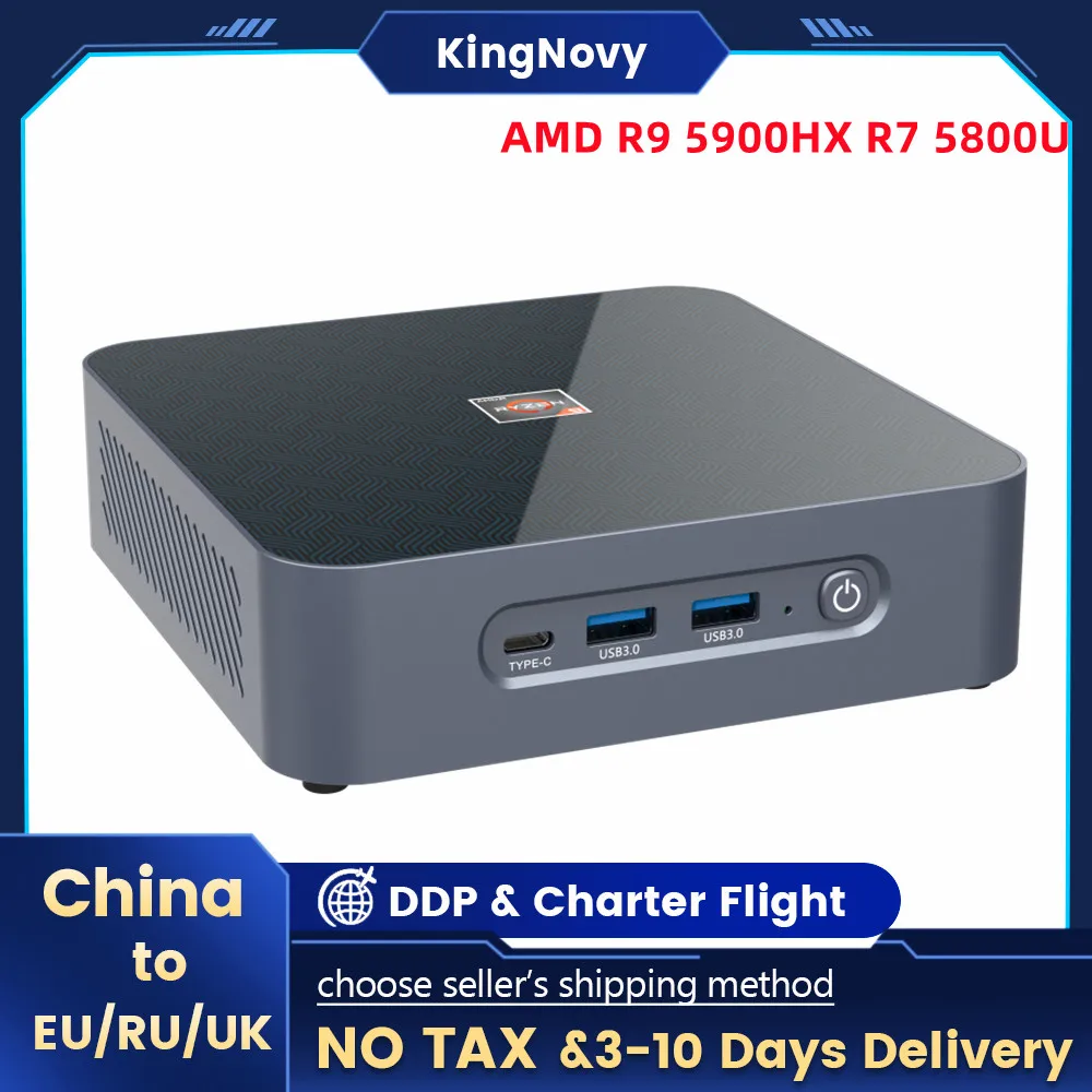 

NUC AMD Ryzen Mini ПК R9 5900HX R7 5800U процессор Win11/10 2 * LAN Vega Графический ПК настольный компьютер HD DP Type-C WiFi