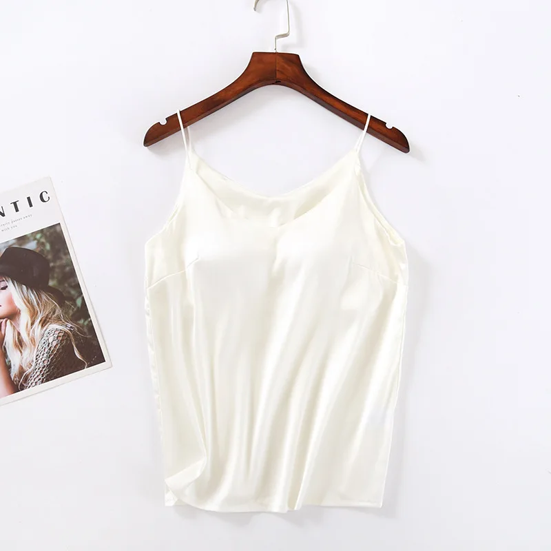 

Ice silk satin vest women's thin maternity underwear GRAY22