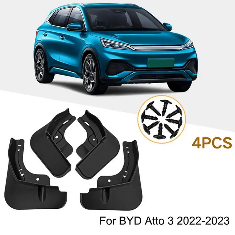 

Брызговики для BYD Atto 3 Yuan Plus EV 2021-2023, 4 шт.